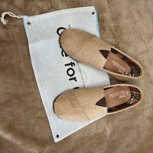 Toms Classic Burlap Flats for Men